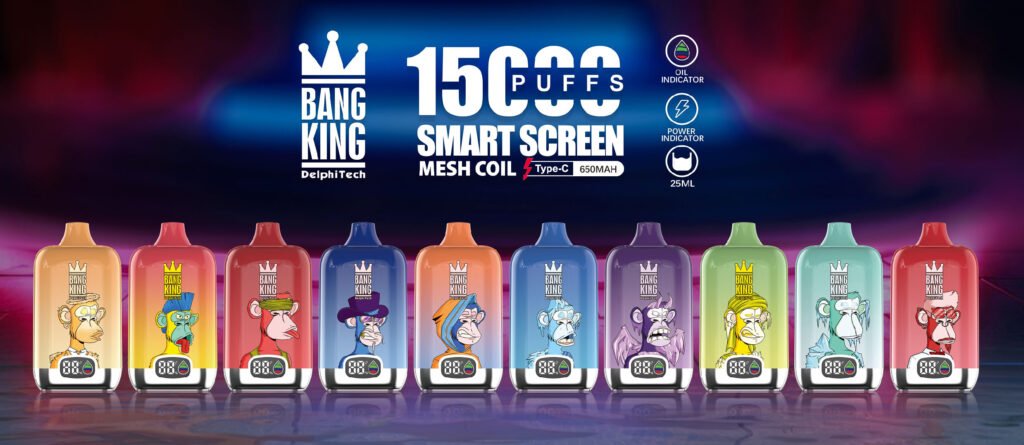 Bang King Digital Box 15k Puff Disposable vape Wholesale