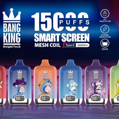 Bang King Digital Box 15k Puff Disponibel vape Engros