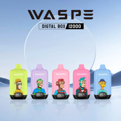 Waspe vape digital puffs 12k lielapjoma cena