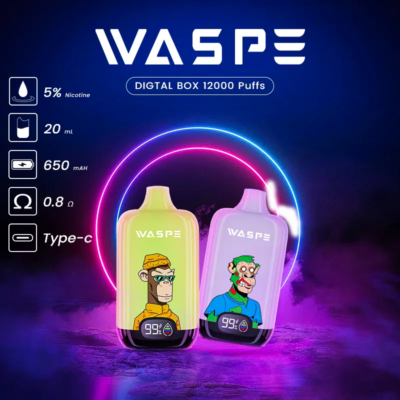 Waspe vape digital puffs 12k wholesale price