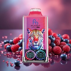 Fumot Leopard 40k Tupaa Kertakäyttöinen Vape Mustikka-Karpalo 5% Nikotiinia 700mAh