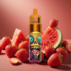 Fumot RandM Tornado 30000 Puffia 30mL Mansikka-Vesimeloni 1.0 Ohm 600mAh