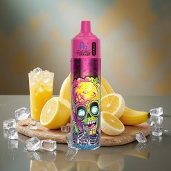 Fumot RandM Tornado 30000 Puffia 30ml Banaani-Jää Kertakäyttöinen Vape