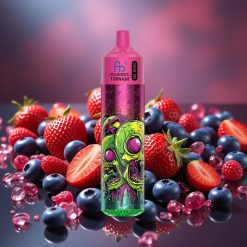 Fumot RandM Tornado 30000 Puffs Mansikka Mustikka 30ml 5% 600mAh