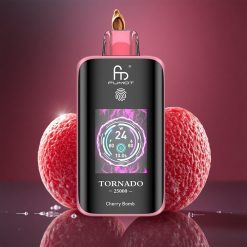 Fumot Tornado 25000 Tupaa Kirsikka Pommi 700mAh Akku 20ml Nestettä