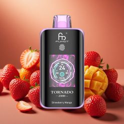 Fumot Tornado 25000 Tupaa Mansikka-Mango 700mAh Akku 20ml Nestettä