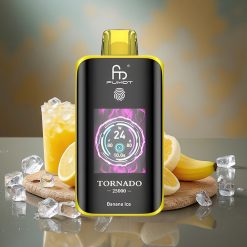 Fumot Tornado 25000 Tupakkaa 700mAh Banaani-Jää Ladattava