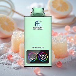 Fumot Tornado 35000 Puffaa Valkoinen Kumi-Jää USB-C Ladattava