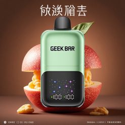 GEEK BAR 2GO 50000 Tuhkaa Kaksoisomenat A&B 20ml Akku