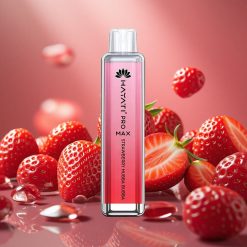 Hayati Pro Max 4000 Puhallus Kertakäyttöinen Vape Mansikka-Hubba Bubba 1400mAh