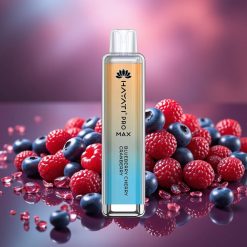 Hayati Pro Max 4000 Puhallus Ladattava Mustikka-Karpalo Kertakäyttöinen Vape