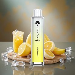 Hayati Pro Max 4000 Tupaa Käyttökelpoinen Vape Banaanijää