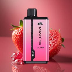 Hayati Pro Ultra 15000 Puhallusta Mansikka-Greippi Kertakäyttöinen Vape