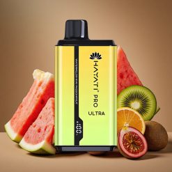 Hayati Pro Ultra 15000 Puhallusta Vesimeloni-Kiivi-Passionhedelmä