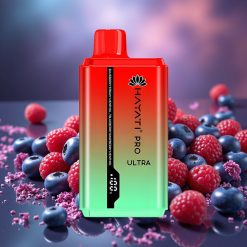 Hayati Pro Ultra 15000 Tupakkayritys Mustikka-Mansikka-Menthol Kertakäyttöinen Vape
