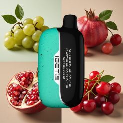 IGET Moon 5000 Tupakkia Vihreä Viinirypäle Granaattiomena Kirsikka PC 81.5g