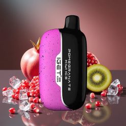 IGET Moon K5000 5000 Tupakkia Granaattiomenia-Kiivi Jää PC-materiaali Mesh-käämi 1,35 Ohm