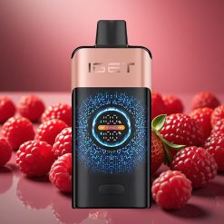 IGET ONE 12000 Puhallusta Kertakäyttöinen Vape Mansikka-Vadelma 2700 mAh Akku