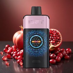 IGET ONE 12000 Tupaa Kertakäyttöinen Vape Kirsikka-Granaatti + ISO Kaareva Väri-Näyttö